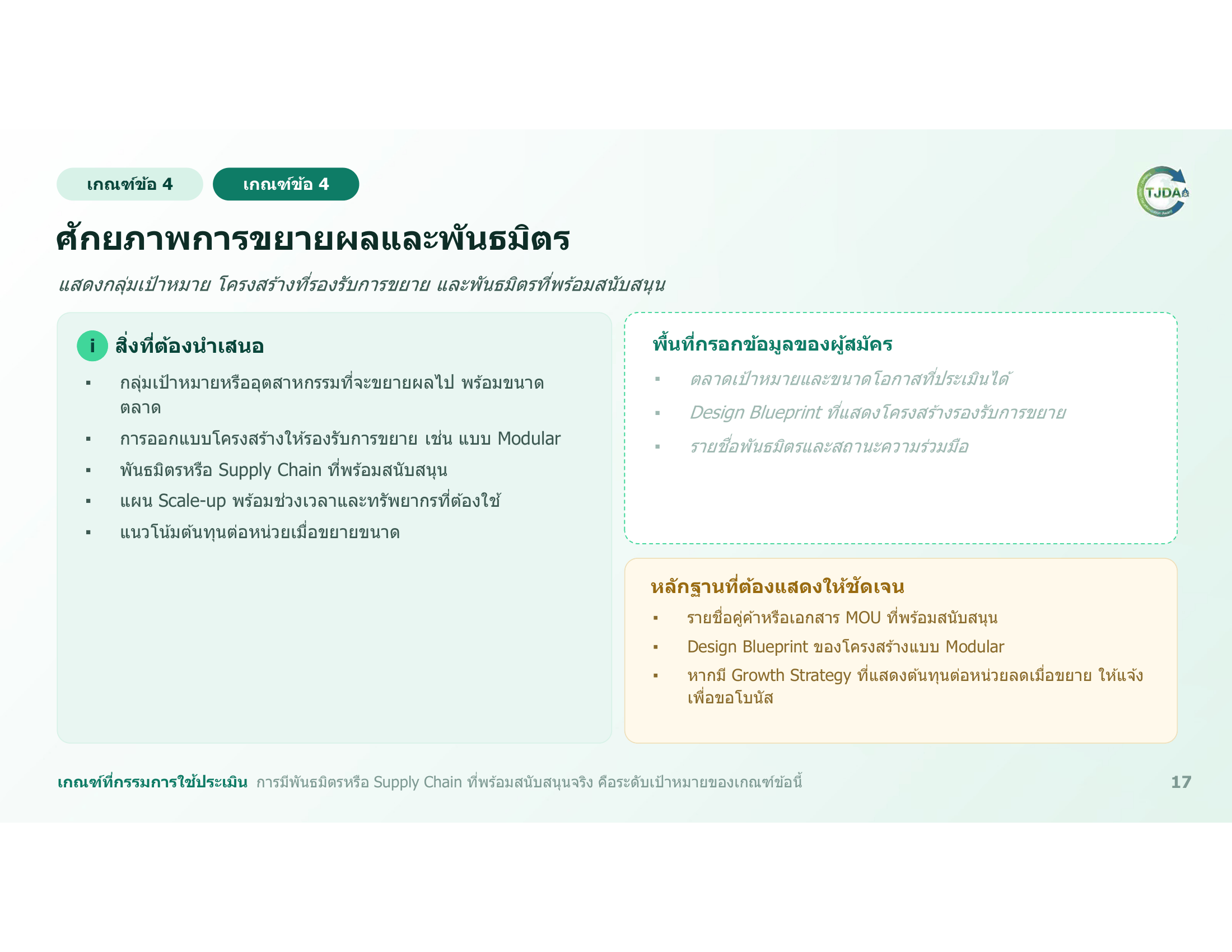 เอกสารภาพรวมTJDA 2027